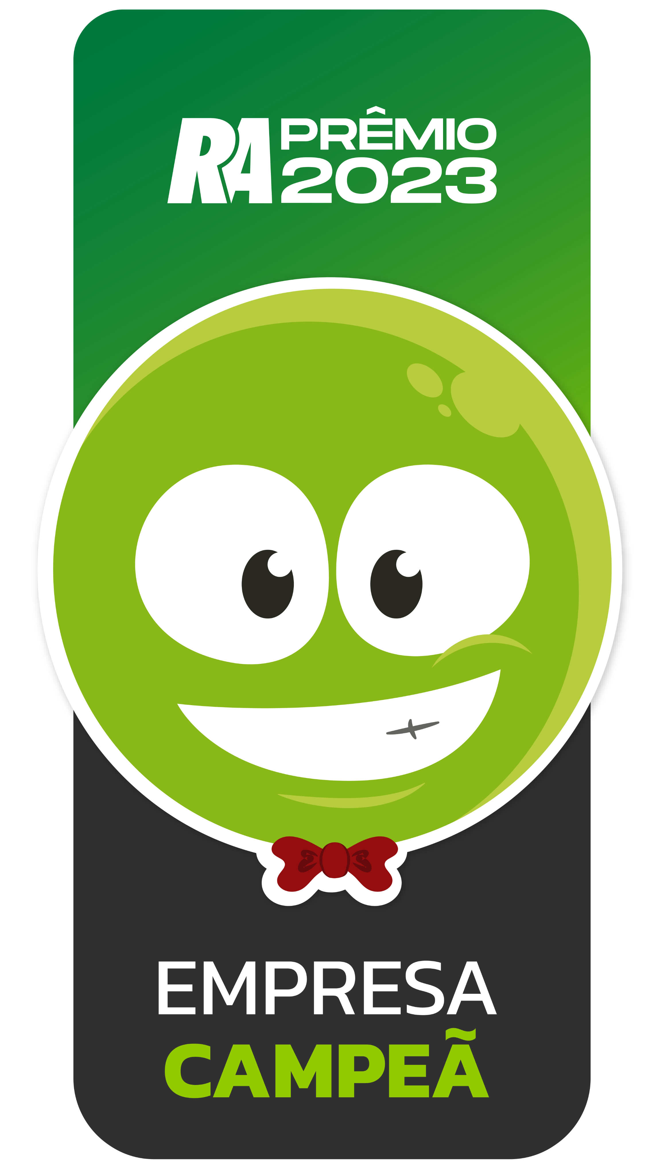Ícone de prêmio RA 2023 Empresa campeã